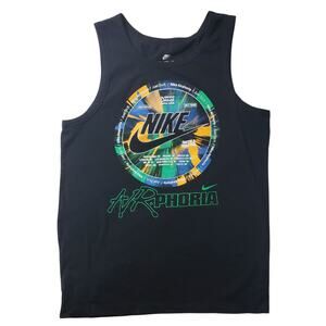 Nike Sportswear Men's Black Tank Top Size S Air Phoria Lightweight Athleisure